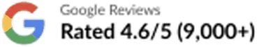 Google Reviews · Rated 4.6/5 (9,000+)