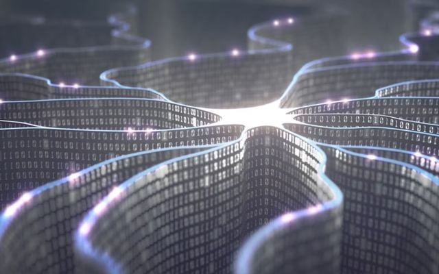 A neural network converging to a single point