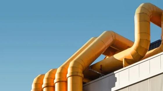 Energy plant piping and infrastructure